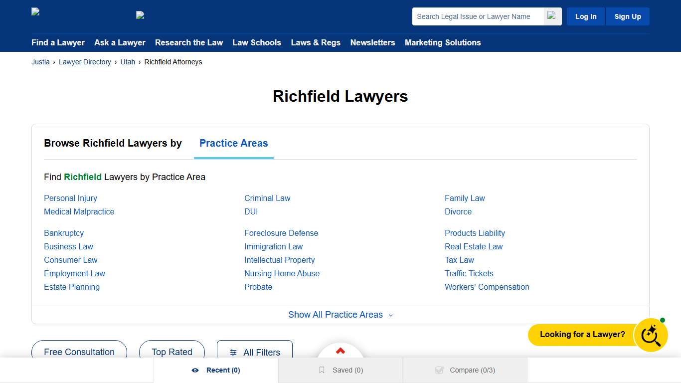 Best Lawyers in Richfield, UT Justia Lawyer Directory